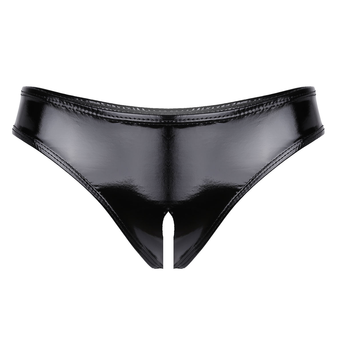Mulheres Couro de Patente Ling - Bralette Triangle Set avaliação e preço