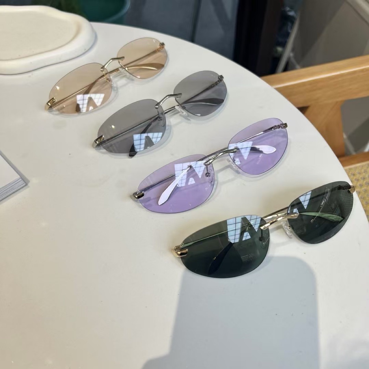 Tons sem aro UV400, óculos de  - Sunglasses Cat Eye avaliação e preço