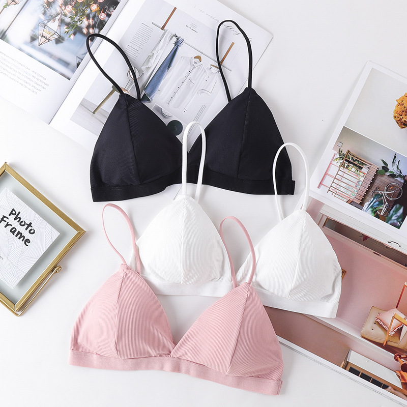 3D Sexy Lingerie Seamless Spor - Bralette Triangle Set avaliação e preço